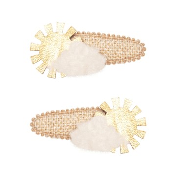 英國Mimi & Lula_SS25_夏日風情_小太陽滴答夾2入