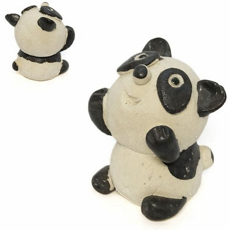 おすわり パンダの置物 手作り 信楽焼き かわいい 動物 ぱんだ 雑貨 陶器 陶芸 小物 通販 Lineポイント最大0 5 Get Lineショッピング
