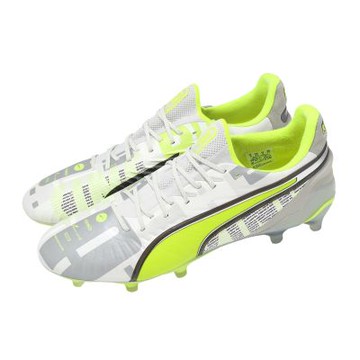 Puma 足球釘鞋 King Ultimate Forever FG AG 男鞋 灰綠 支撐 短草皮場地 108426-01