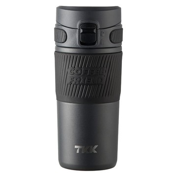 TKK 布魯斯保溫咖啡杯 316不鏽鋼  槍灰色  1個  450ml