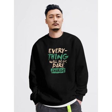 秋季衛衣男士2025新款圓領打底加絨上衣美式秋冬款潮牌情侶裝外套