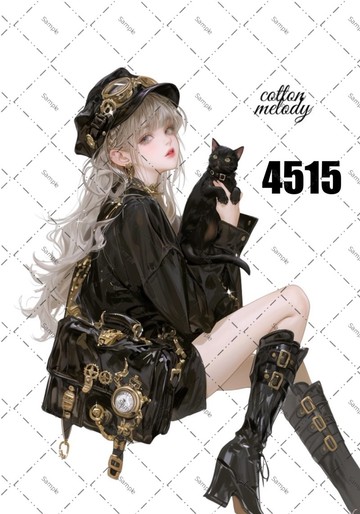 original sticker no.4515 人物貼紙 原創貼紙 原創人物貼紙 裝飾貼紙 cotton melody