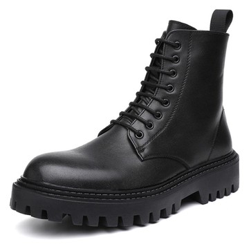 Bagic step 男款 高筒 基本款 軍靴 EA021  黑色  270