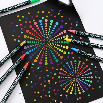 【CS22】可疊色丙烯水性雙頭馬克筆套裝26色