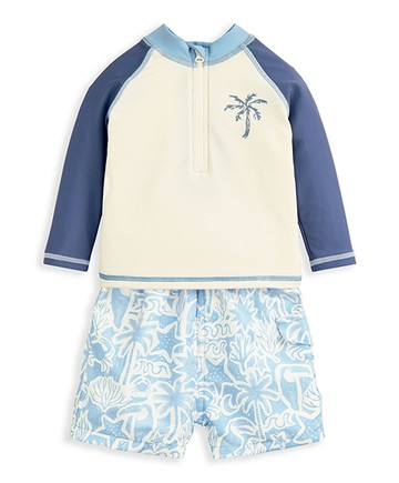 夏嶼之風-兩件式泳裝12-18m