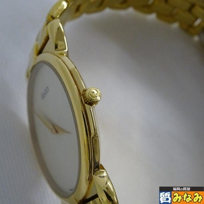 Ts709772 GUCCI グッチ 3400M 腕時計 ゴールド系色 メンズ