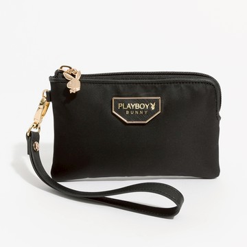 PLAYBOY - 零錢包附手挽帶  Stance系列 - 黑色