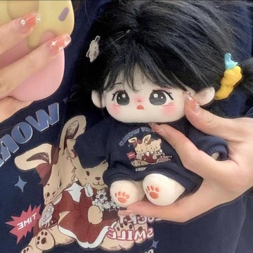 🔥新品🔥10釐米娃娃衣服15cm娃衣春季可愛兔子印花20cm玩偶上衣衛衣棉花娃娃 娃衣套裝 娃娃配件 時尚周邊