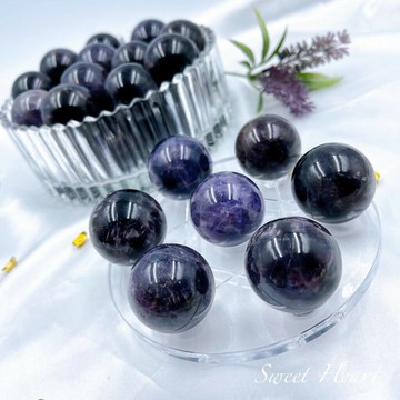 Sweet Heart 田芯開運精選 ?? 天然 烏拉圭紫水晶球 紫晶球 招正財 開智慧 單顆 底座需另外加購