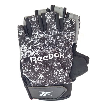Reebok 銳步 女用速乾健身手套  M 14 x 8.5 x 2.5cm  數碼灰色  1雙