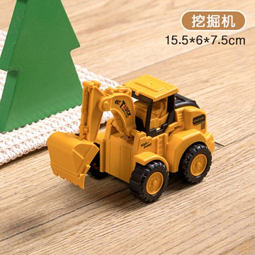 兒童挖掘機 遙控挖土機 電動挖掘機 兒童按壓小汽車寶寶玩具男孩挖掘機壓路機挖土機推土機叉車工程車【MJ25558】