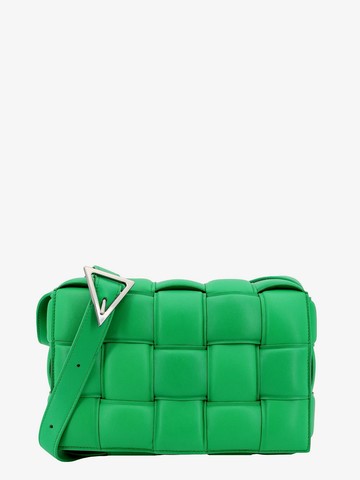 Padded cassette leather shoulder bag - BOTTEGA VENETA - gender_Woman