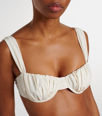 Faithfull Emily ruched bikini top