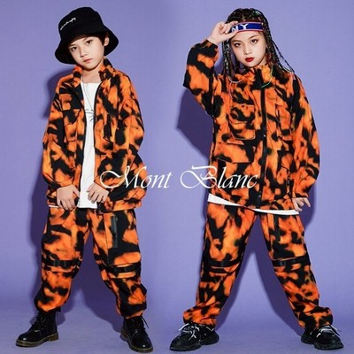 ステージ衣装 ヒップホップ キッズダンス衣装 韓国子供服 かっこいい シャツ 練習着 男の子 女の子 Tシャツ 上下セット 迷彩 ロングパンツ 通販 Lineポイント最大get Lineショッピング