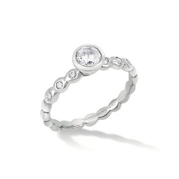 18k Bubbles Narrative Ring with 0.50ct Diamond