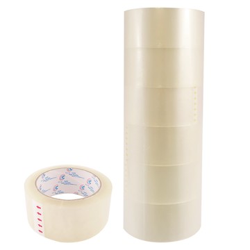 CLC大管芯OPP透明封箱膠帶/48mm×80M/6卷/束