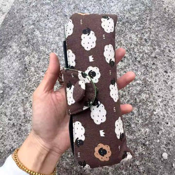 免運🔥本土發貨可愛咖色毛絨小羊大疆pocket3多功能相機包保護套便攜數碼收納 大疆收納包 相機保護包 收納相機