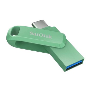 SanDisk Ultra GO TYPE-C USB 3.2 128G 旋轉隨身碟 草本綠
