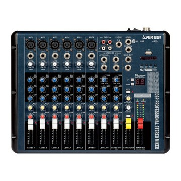 混音器 音頻混音器 音控台 迷你調音臺6路10路專業小型會議舞臺表演mixer混音器mini調音臺