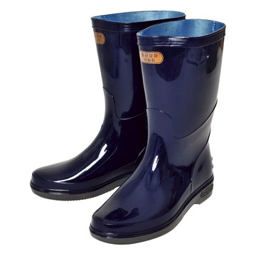寶生 男性防滑中筒雨靴  27cm  藍色