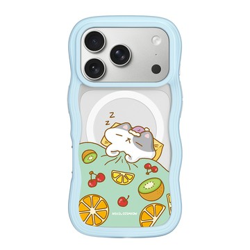 【插畫家聯名】歐吉喵水果被被雲朵波波MagSafe iPhone手機殼