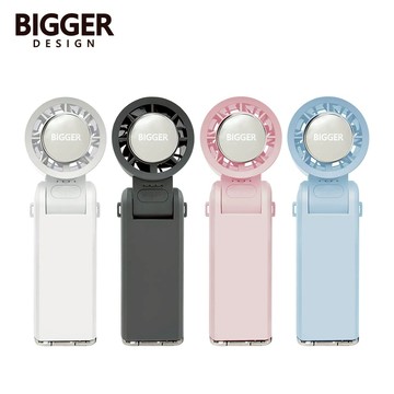 【BIGGER】COCOLD冰感摺疊製冷風扇 公司貨 初雪白 寶寶藍 墨霧灰