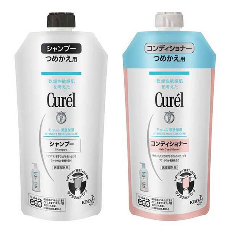 花王Curel（キュレル） シャンプー 詰め替え 340mL+コンディショナー