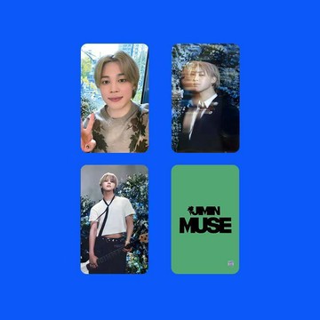 ❤️在臺好貨❤️BTS防彈少年團JIMIN SOLO MUSE專輯樸智旻小卡片韓明星自印收藏卡
