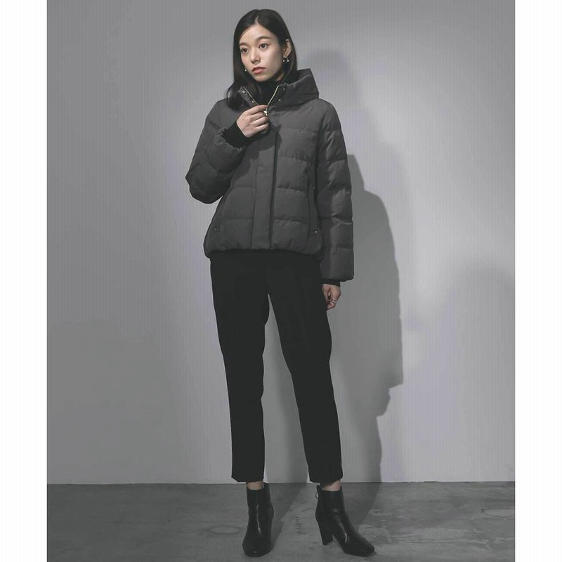 Emiliyan・撥水加工】ストレッチライトタフタ・ショートダウン