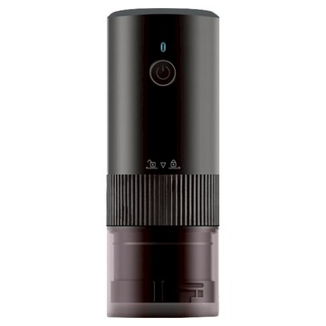 l-beans USB便攜式小型家用充電款電動咖啡磨豆機/手沖專用咖啡研磨器 黑色  KF013