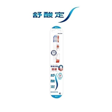 舒酸定 專業抗敏護齦-軟毛牙刷(顏色隨機出貨) 雙重彈力刷頸，輕柔潔淨【8565】