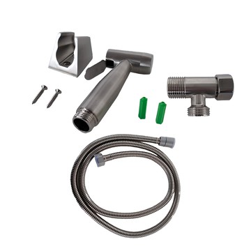 LEADER 麗達 多用途不繡鋼強力清潔沖洗全配組 ND103-15 1.5m 金屬 530g  1組