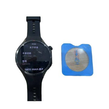 【自動定位9H鋼化膜】適用 OPPO Watch X2 (OWWE251) 專用 手錶 抗刮 防指紋 保護貼
