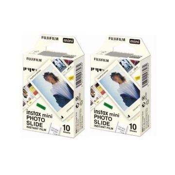 富士 instax mini PHOTO SLIDE 正片風 2盒 (2入共20張)