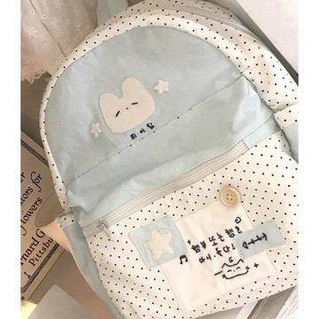 ✨ 韓國爆款 ✨新款設計少女可愛碎花高顏值波點雙肩包大容量大學生通勤書包揹包
