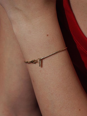 STRING ROPE CHAIN VERMEIL BRACELET