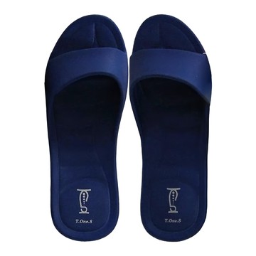 T.One.S Q彈軟糖室內拖鞋 四季環保舒適拖鞋 M  寶藍色