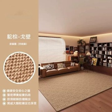 仿劍麻地毯 120cm*200cm 復古風地毯 臥室客廳免打理地墊 可機洗地毯