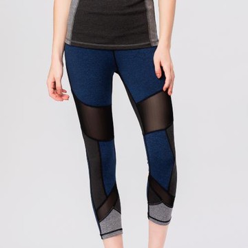 【法利諾 La Felino】飛躍的羚羊女性休閒運動七分長褲 - 舞灰藍【87673-50】