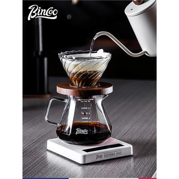 Bincoo手沖咖啡壺玻璃分享壺過濾杯咖啡器具套裝家用沖泡過濾壺