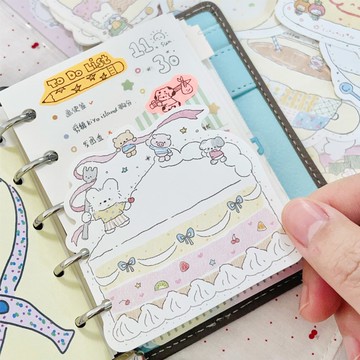 可愛異形便條紙混裝包 / 手帳素材便簽組 / 創意便利貼文具