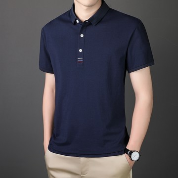 純棉 POLO 衫男 夏季休閒商務翻領短袖 T 恤 透氣舒適百搭 上班通勤日常兩穿 多色可選