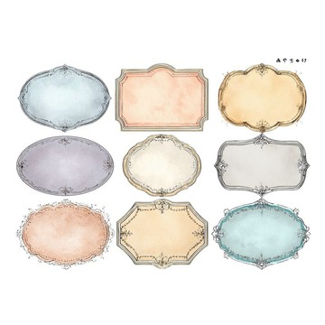 【9 月新品】20-147-0193 裁切紙 幻想復古浪漫喫茶