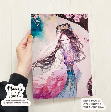 ⭐️已售出 4 件⭐️《櫻花飛舞 天鈿女》☘️A4 海報 日本神話女神 天宇受売命 神龍 插畫藝術