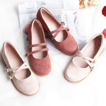 新款文藝復古芭蕾舞鞋瑪麗珍單鞋小皮鞋女真皮淺口學院風9282-3