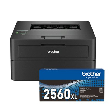 【加購碳粉優惠組】Brother HL-L2460DW 無線黑白雷射自動雙面印表機(單功能：列印)