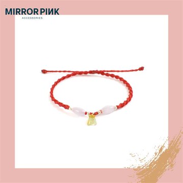 【MIRROR 皇宣緣】小蒼蠅翡翠蠟線手鍊