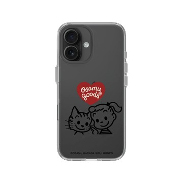 iPhone 16 Clear Case（相機按鈕） 透明 - OSAMU GOODS - Jill & Cat 好朋友