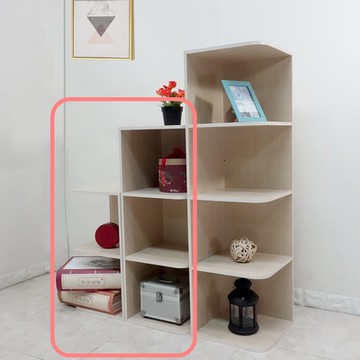 ONE 生活 二層+三層轉角櫃/隙縫櫃(二層+三層角落收納櫃)