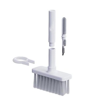 鍵盤／耳機縫隙清潔五件套組(白色)